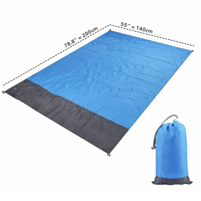 1.4*2m Camping Mat Waterproof Beach Blanket Outdoor Portable Picnic Ground Mat Mattress Outdoor  Camping Picnic Mat blanket