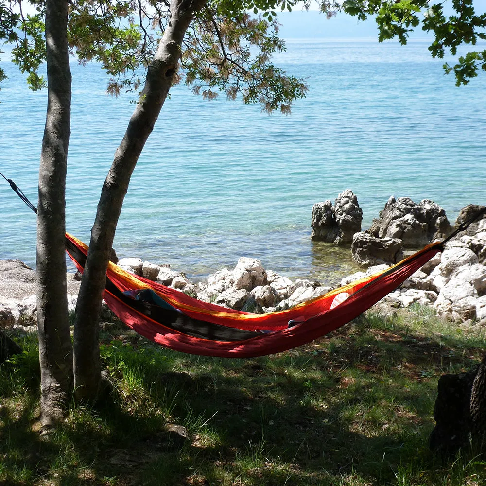 300*200cm Portable Camping Parachute Hammock Survival Garden Outdoor Furniture Leisure Sleeping Hamaca Travel Double Hanging Bed