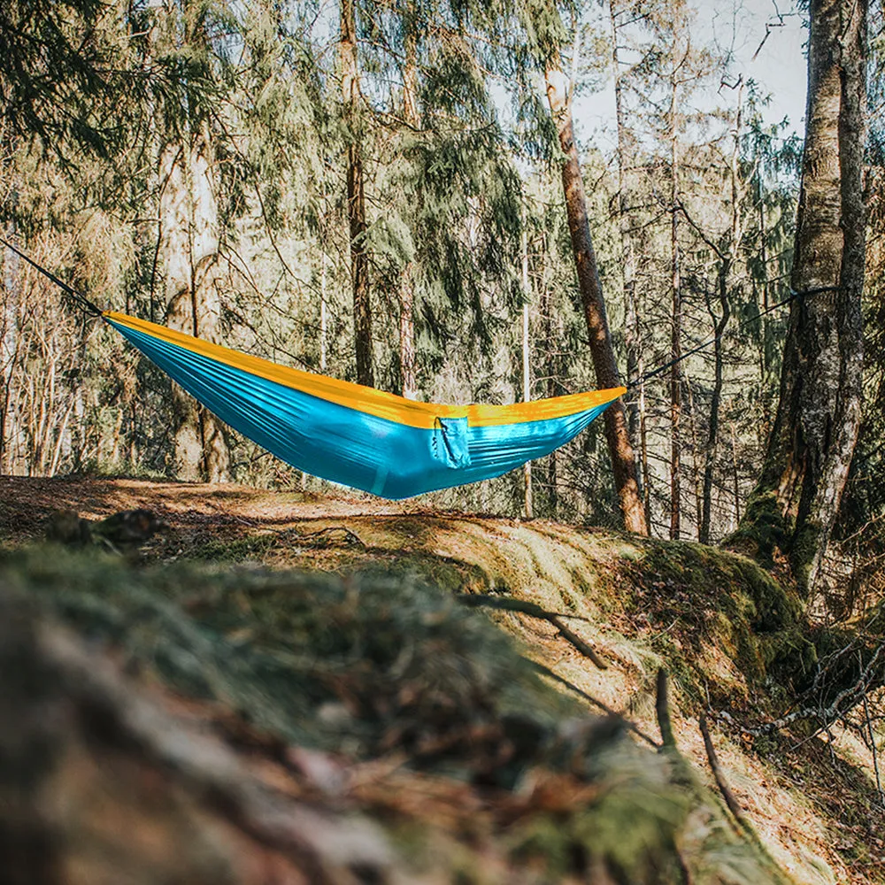 300*200cm Portable Camping Parachute Hammock Survival Garden Outdoor Furniture Leisure Sleeping Hamaca Travel Double Hanging Bed