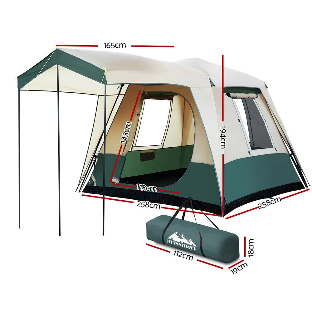 4-Person Instant Up Dome Camping Tent, UV-Resistant Weisshorn