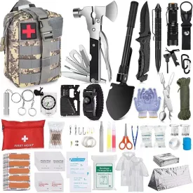 76-Piece Camouflauge Survival Kit