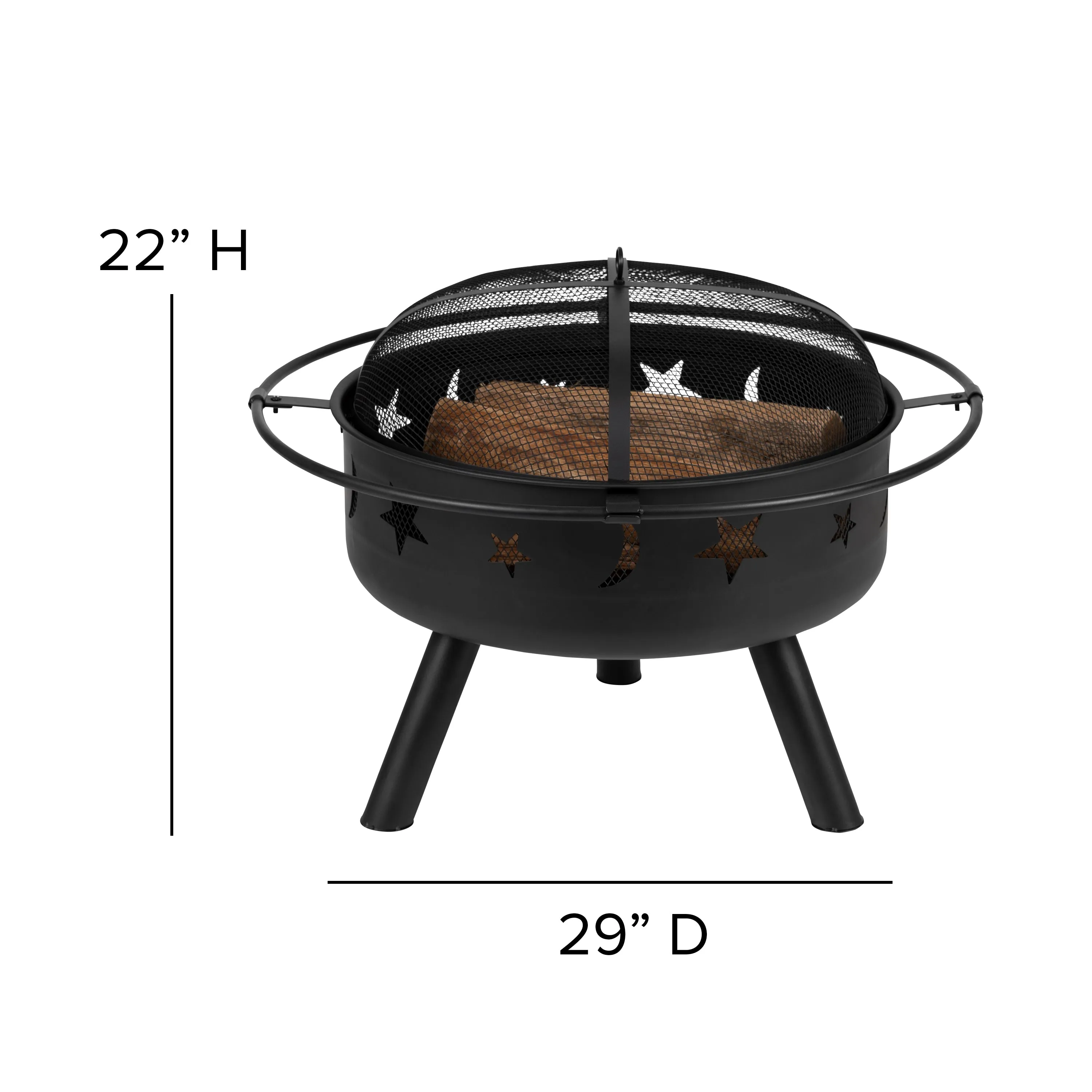 Adirondack Chairs & Fire Pit JJ-C145012-32D-LTG-GG