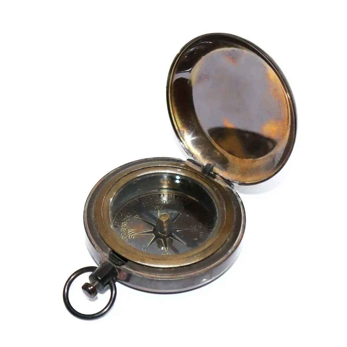 Antique Brass Compass ABC123