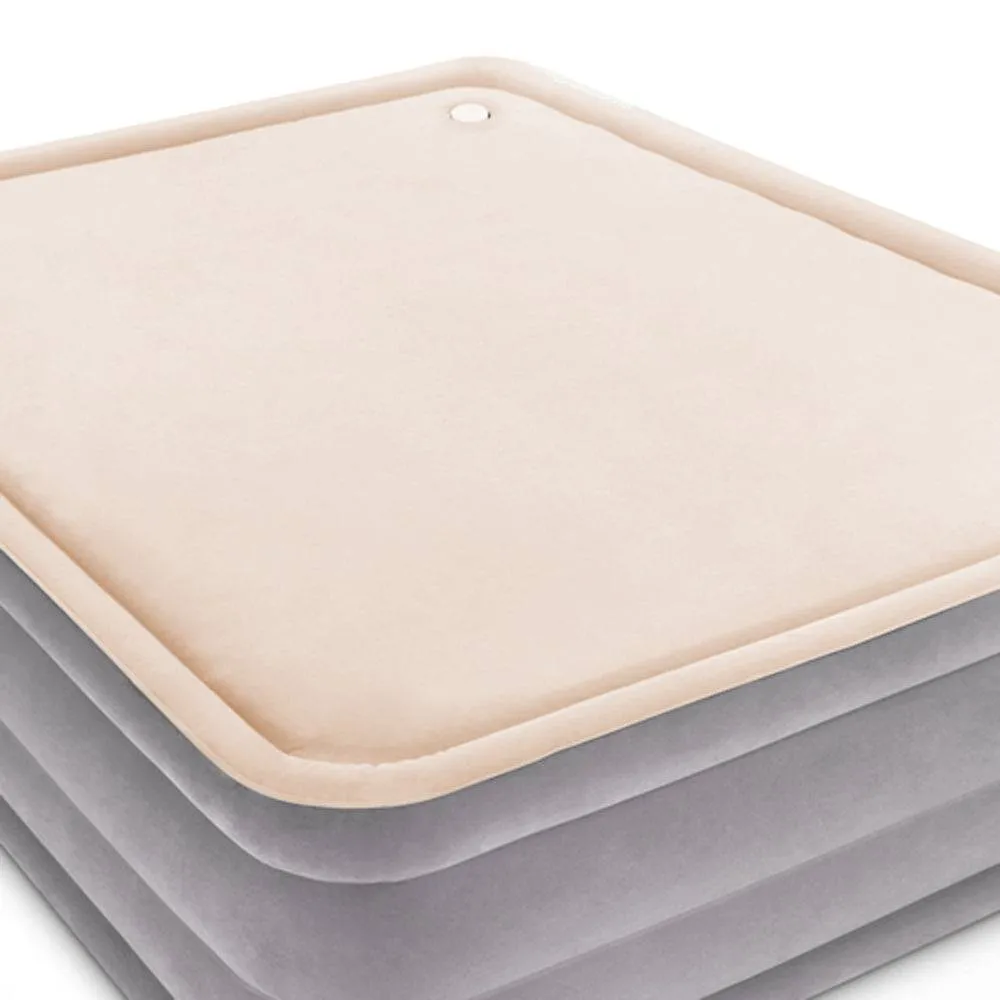 Bestway Queen Size Inflatable Air Mattress - Grey & Beige