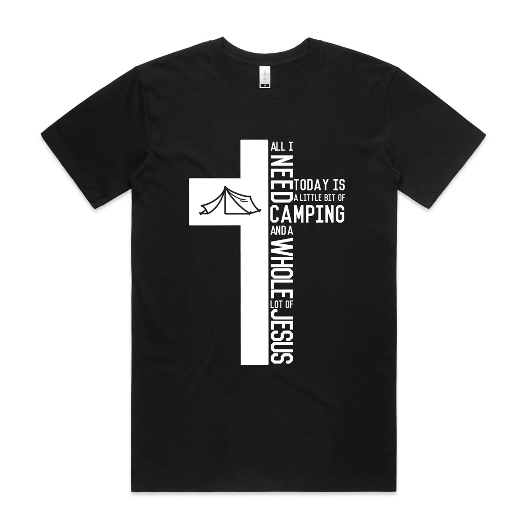 Camping & Jesus Organic Men's Tee