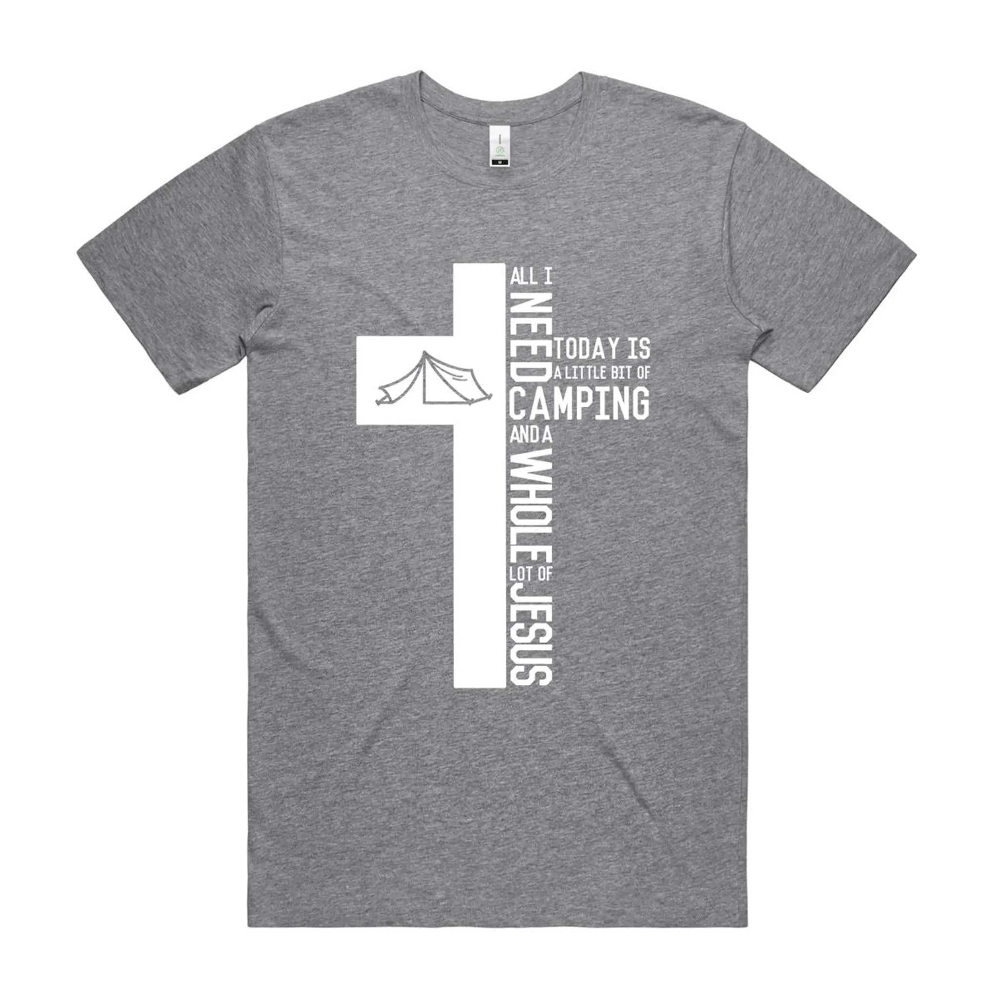 Camping & Jesus Organic Men's Tee