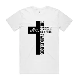 Camping & Jesus Organic Men's Tee