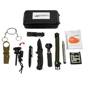 Clutch Outdoors 14-In-1 Emergency Survival Kit