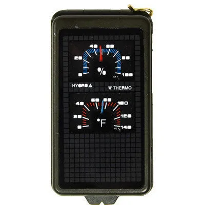 Emergency Outdoor Survival Camping Hiking Tool Flint Lamp Kit Compass Hygrometer