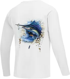 Fishing Shirt for Men Long Sleeve UPF 50  UV Sun Protection Swim Shirt Rash Guard for Men #1034