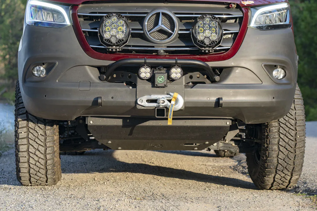 FRONT WINCH MOUNT WITH BULL BAR - SPRINTER (2019 ) by VAN COMPASS