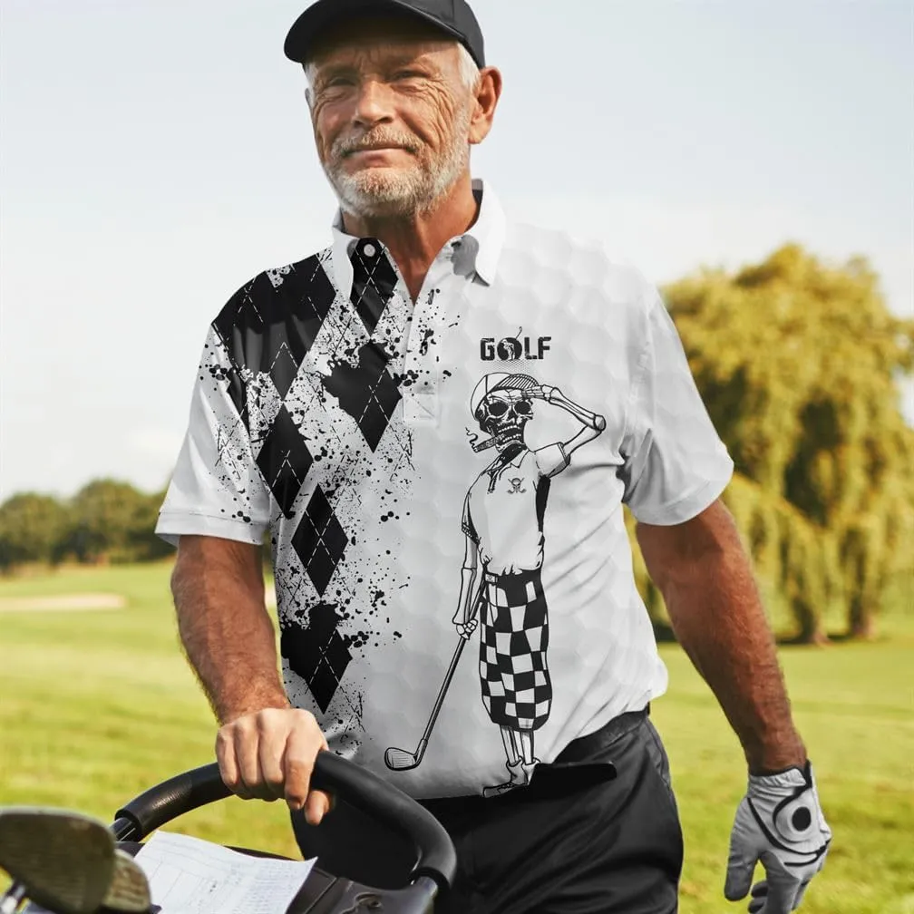Funny Golf Shirts for Men, Hawaiian Polo Shirts for Men Unisex Casual Shirt Mens Polo Shirts Short Sleeve