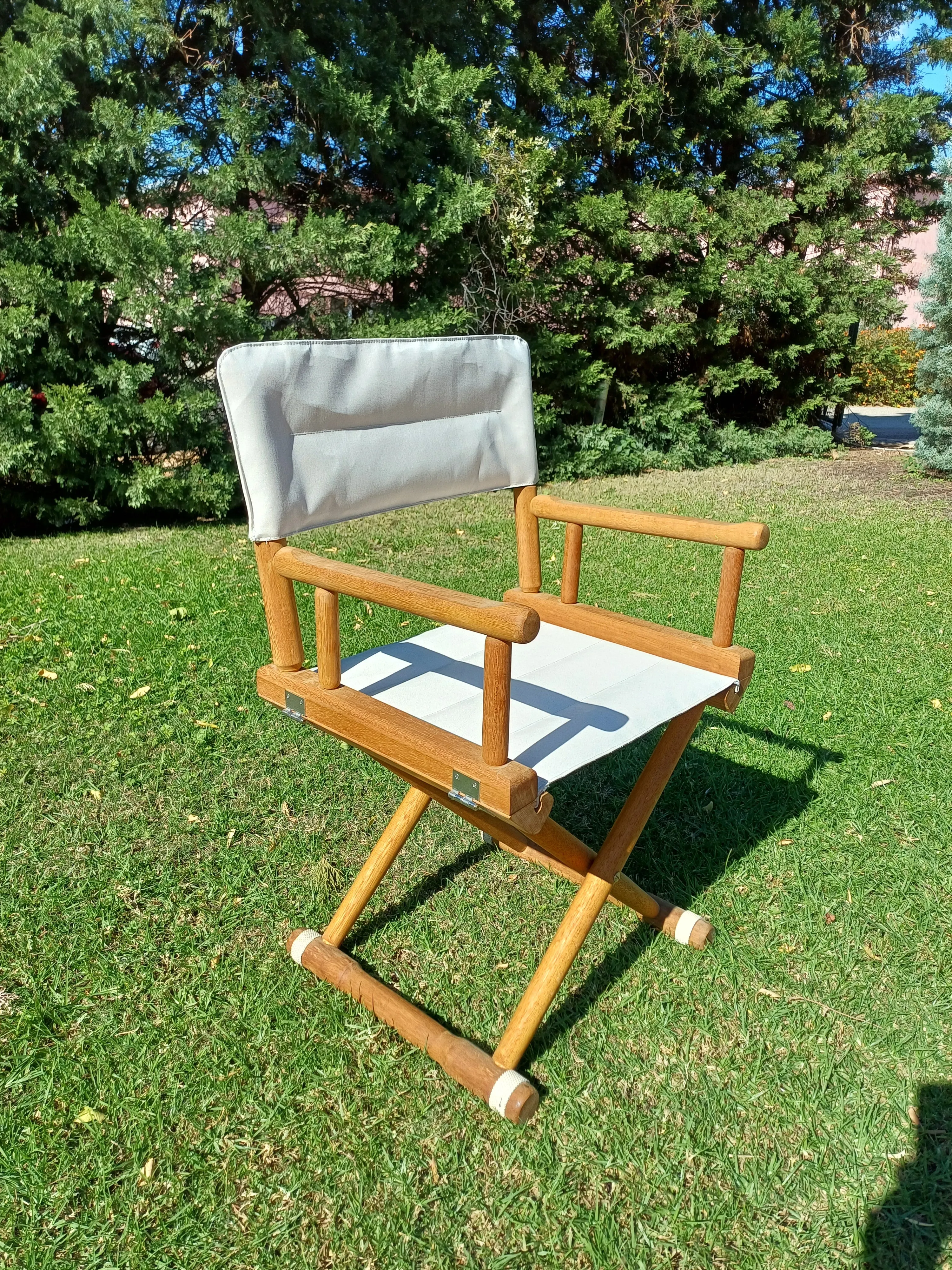 High-End Folding Directors Teak Boat Chair -K6150
