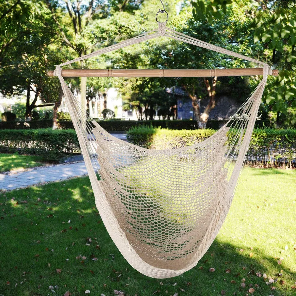 Indoor & Outdoor Hammock Cotton Camping Swing - AKKAPEARY
