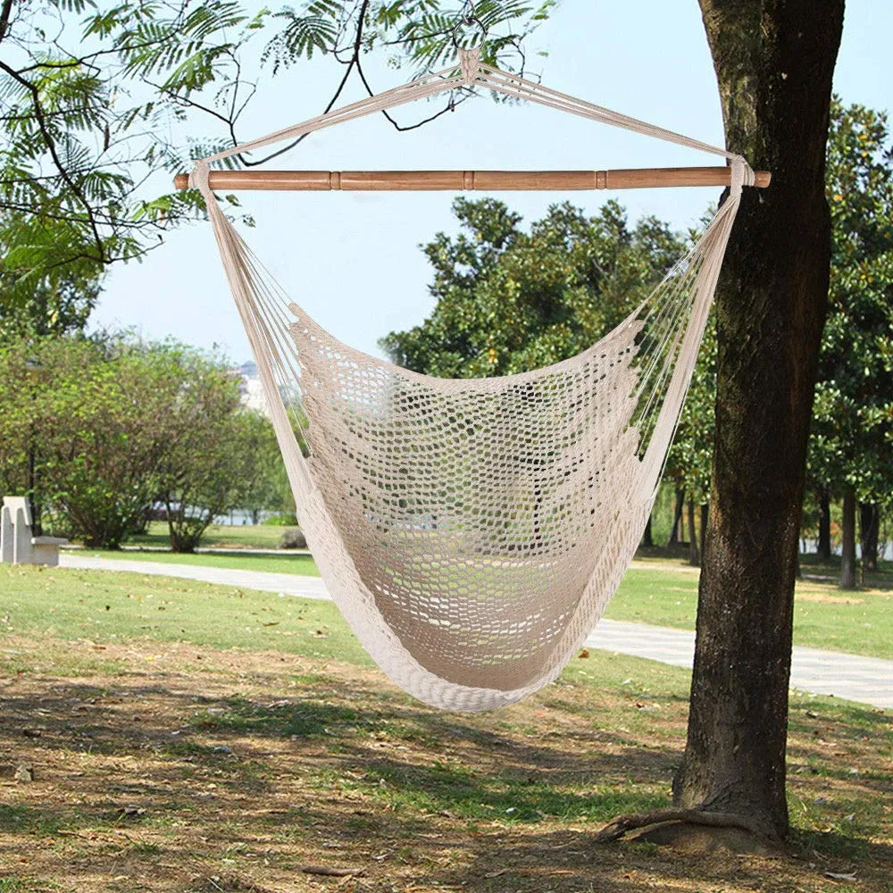 Indoor & Outdoor Hammock Cotton Camping Swing - AKKAPEARY