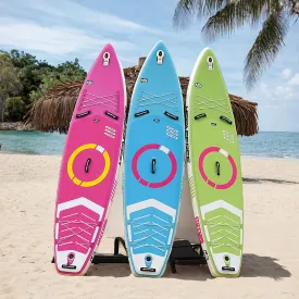 Inflatable Paddle Board, Paddle Boards for Adults, 11'x34 x6 with Premium SUP Accessories, Backpack, Leash, Paddle, and Hand Pump for Youth & Adults
