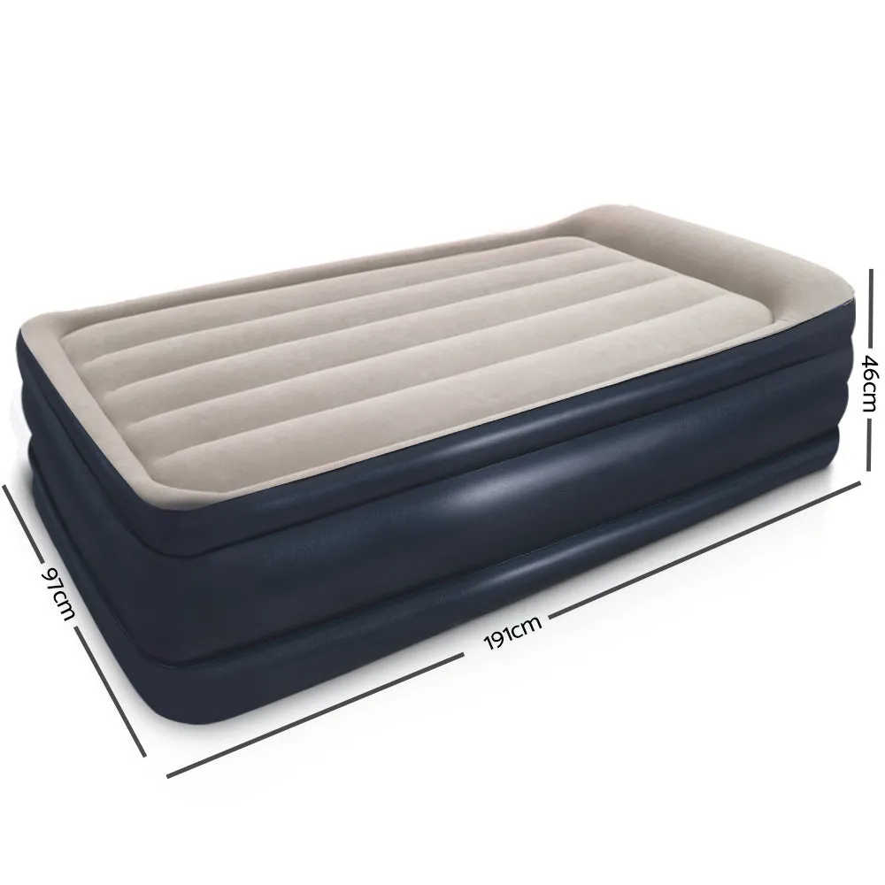 Inflatable Single Air Mattress with Built-in Pump - Bestway