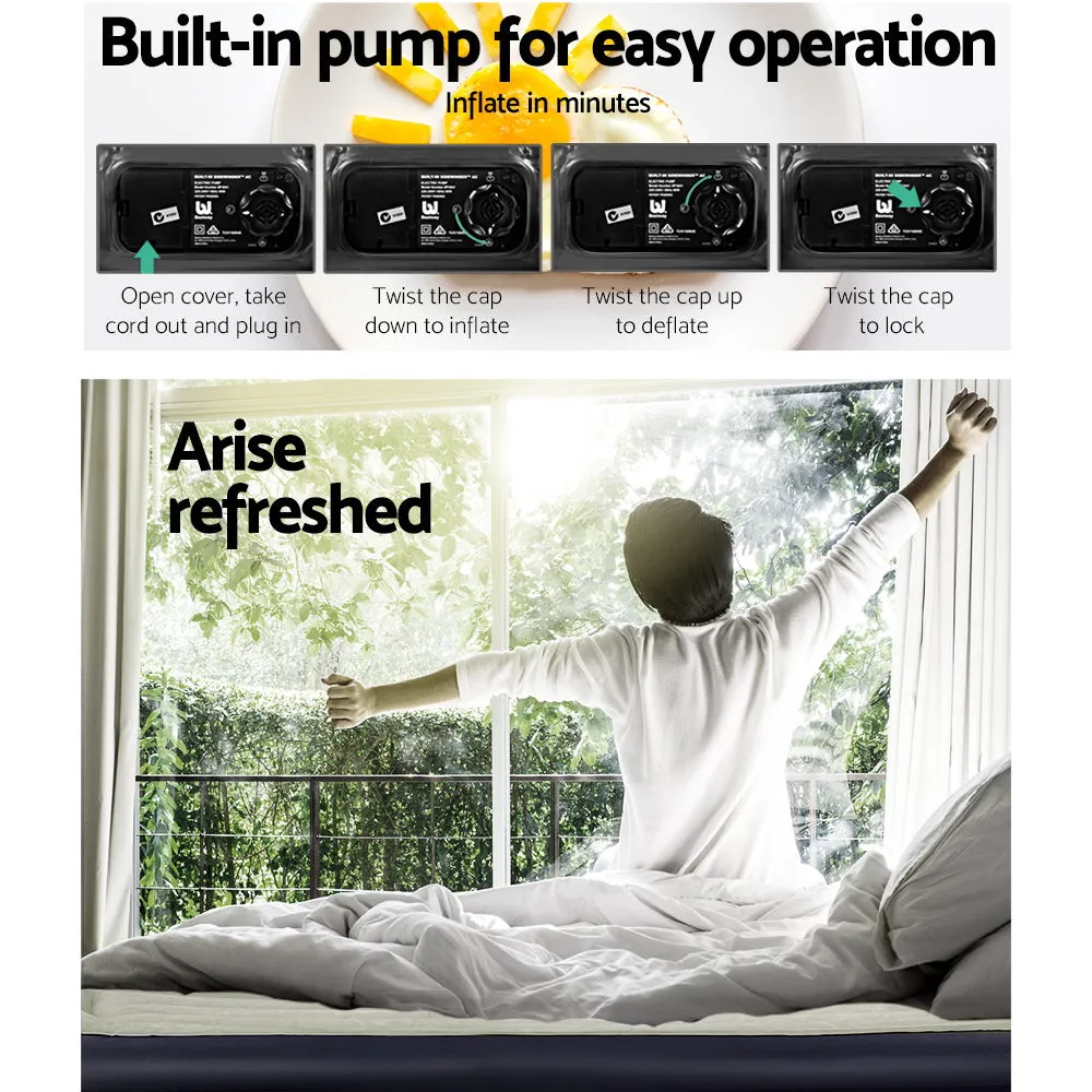 Inflatable Single Air Mattress with Built-in Pump - Bestway