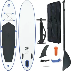 Inflatable Stand Up Paddle Board for Comfort and Adventure, Durable, Lightweight Design, Ideal for Recreational Paddling, Blue