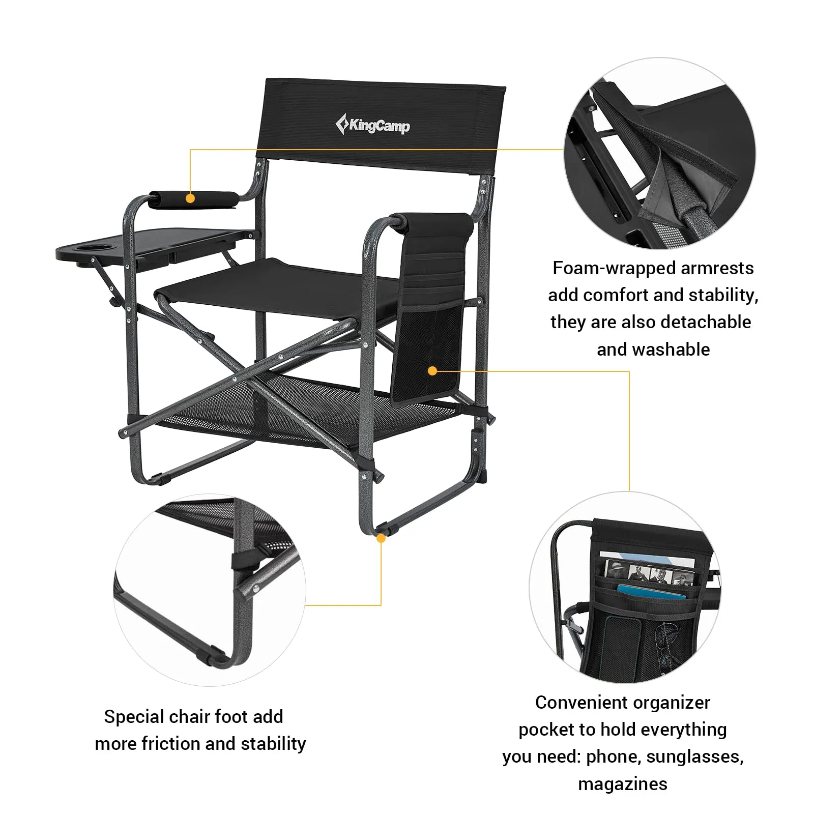 KingCamp Directors Heavy Duty Chair