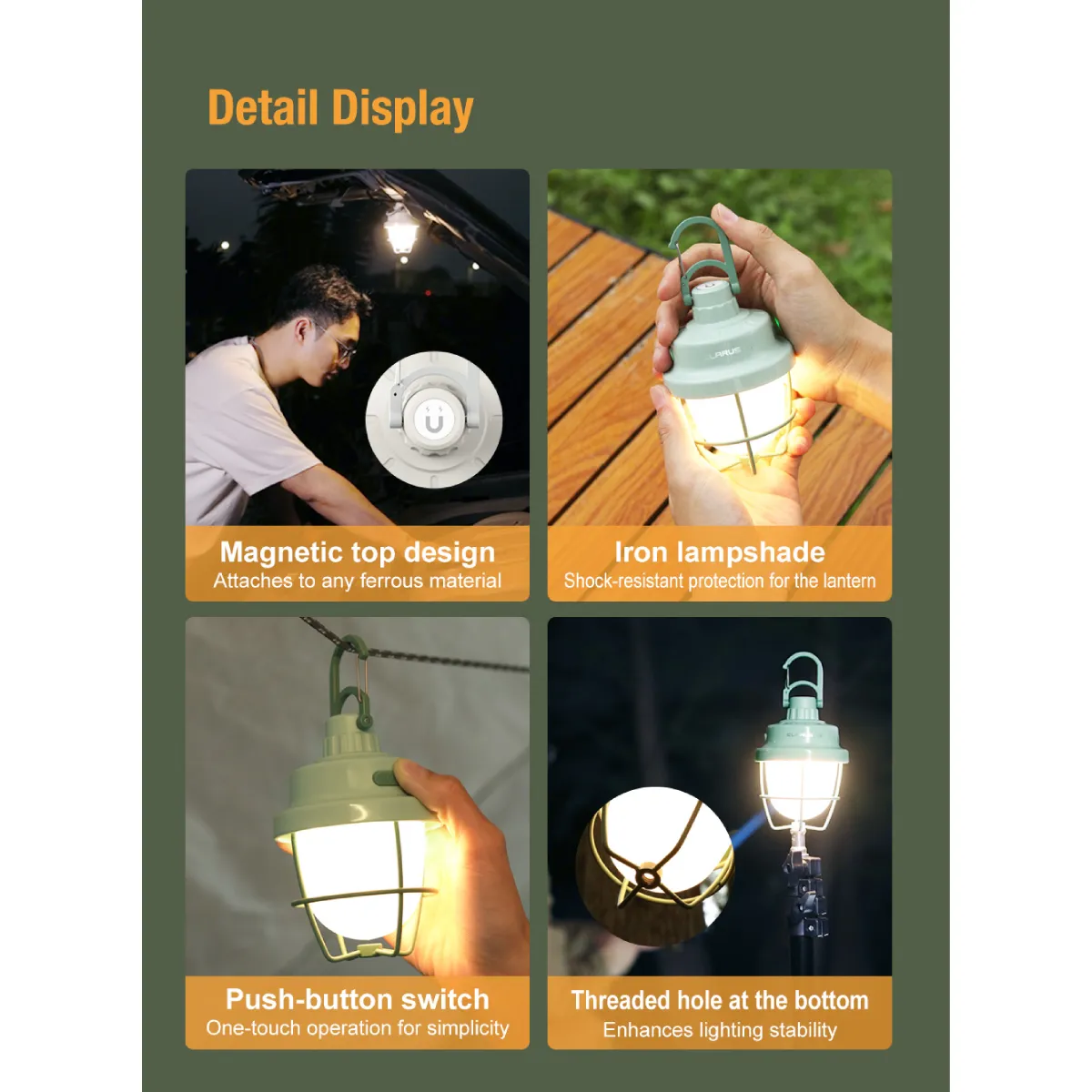 KLARUS CL3 280LM CAMPING TENT LANTERN