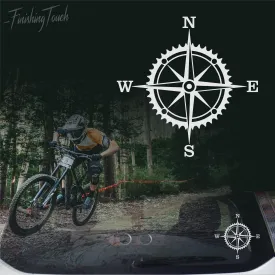 Mountain Bike Sprocket Compass Rose