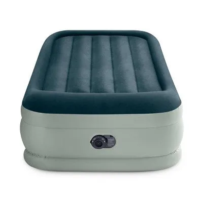 New - Intex 18" Elevated Airbed Premium TWIN Air Mattress with Built-in Pump