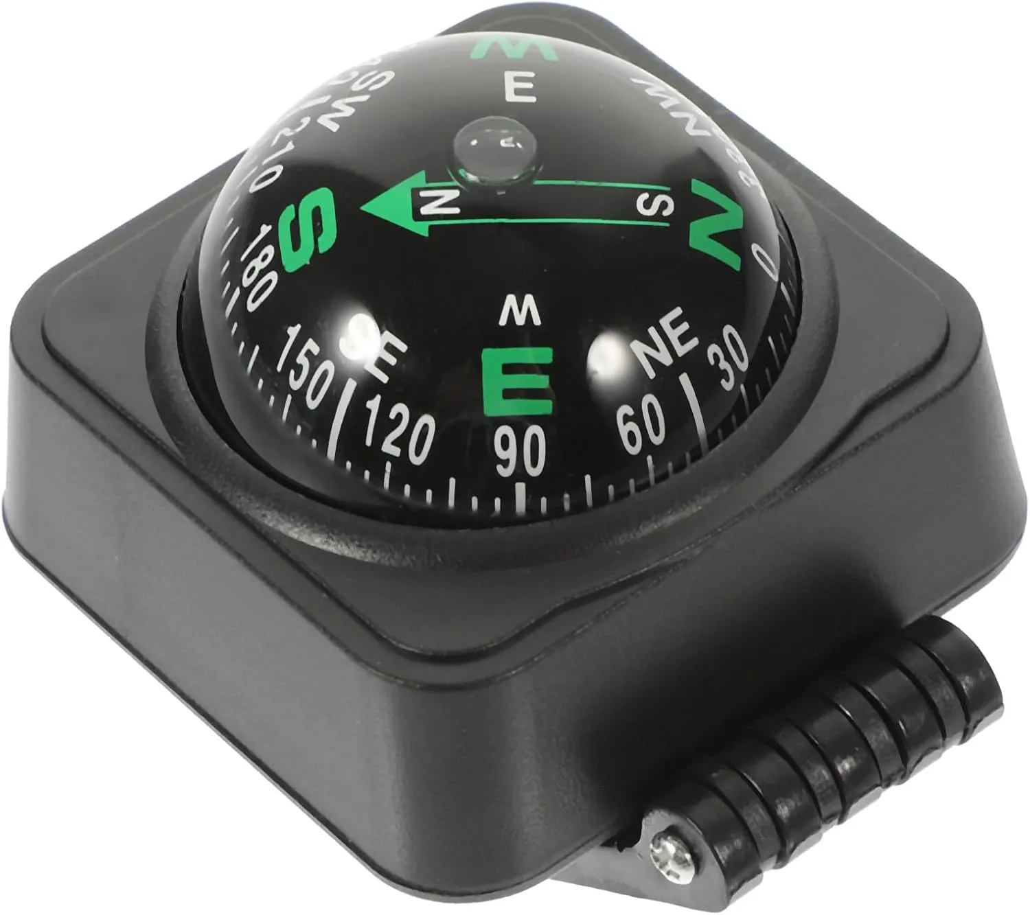 Ocean Dash Board Outdoor Compass for Boat Boat Compass for Marine Dash Mount Boat Compass Guide Ball Acrylic Bracket Dashboard Mount Compass for car