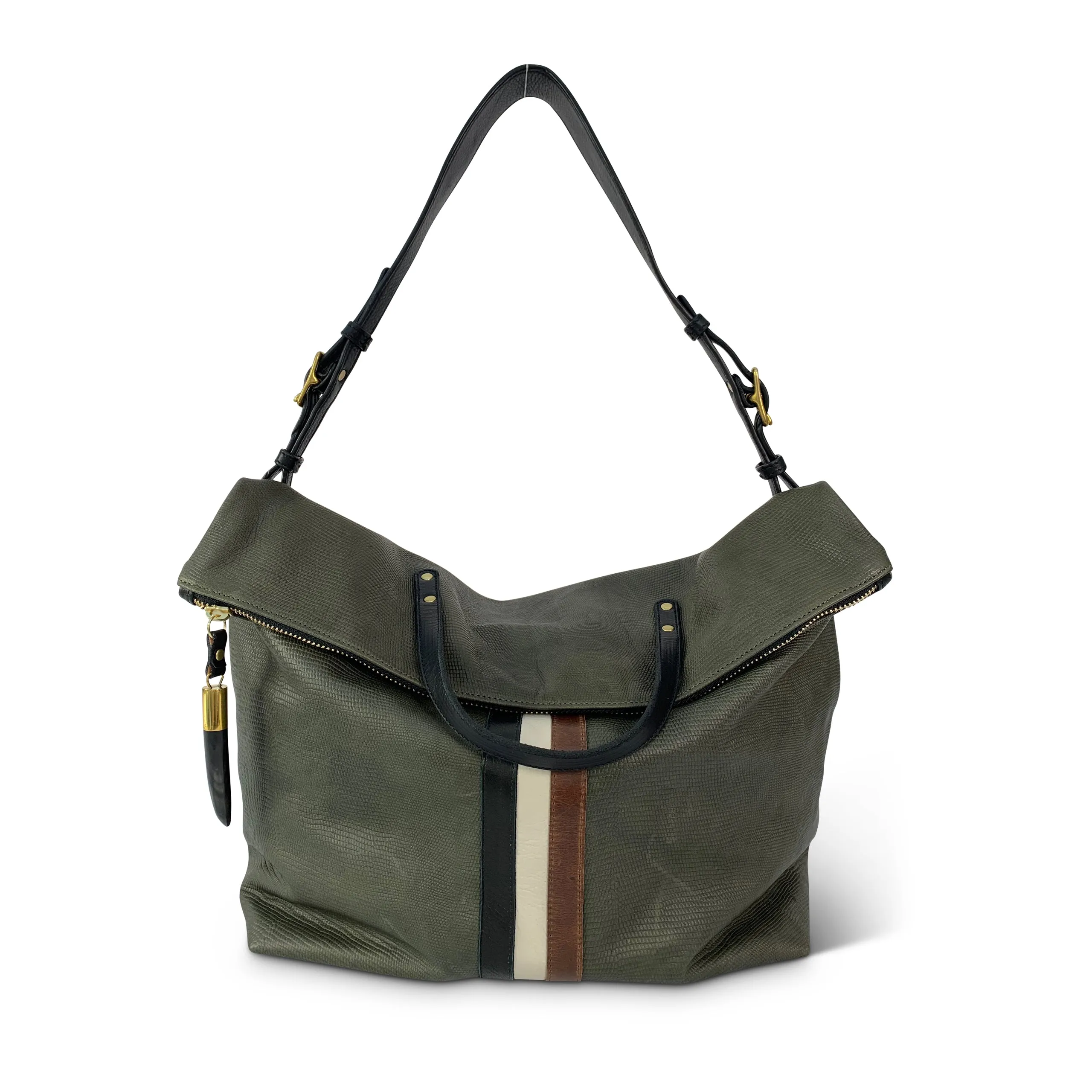 Olive Petite Lizard Morleigh Convertible Backpack Tote