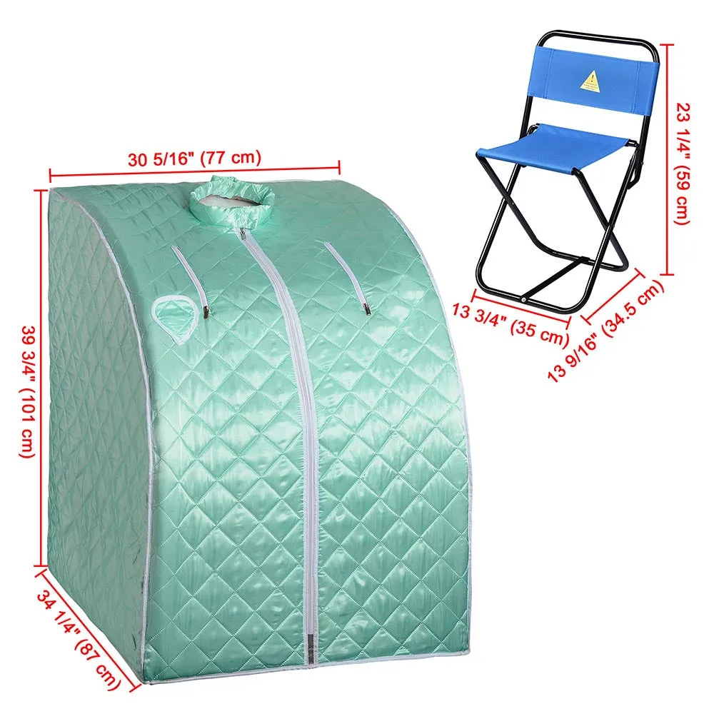 Portable Sauna Tent Slimming Room Lose Weight Spa, Green Ash