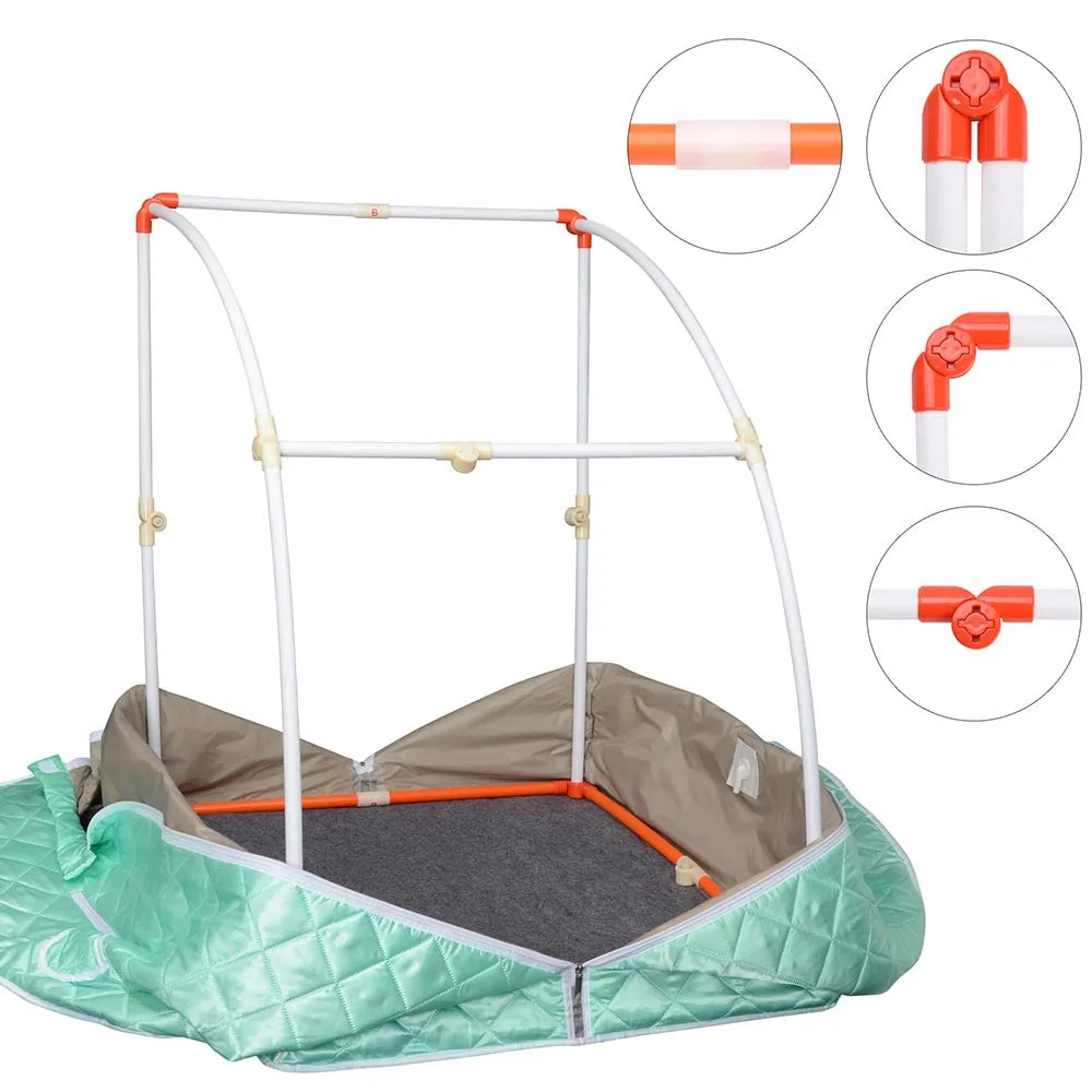 Portable Sauna Tent Slimming Room Lose Weight Spa, Green Ash