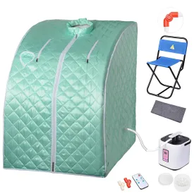 Portable Sauna Tent Slimming Room Lose Weight Spa, Green Ash