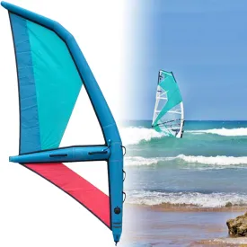 Professional Inflatable Paddleboard for Adults, 14.27x6.17ft, Freestanding, with Sail, Base, Pump, Backpack