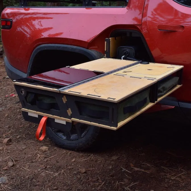 Rivian R1T - Camp Kitchen with Overland Gear Sled