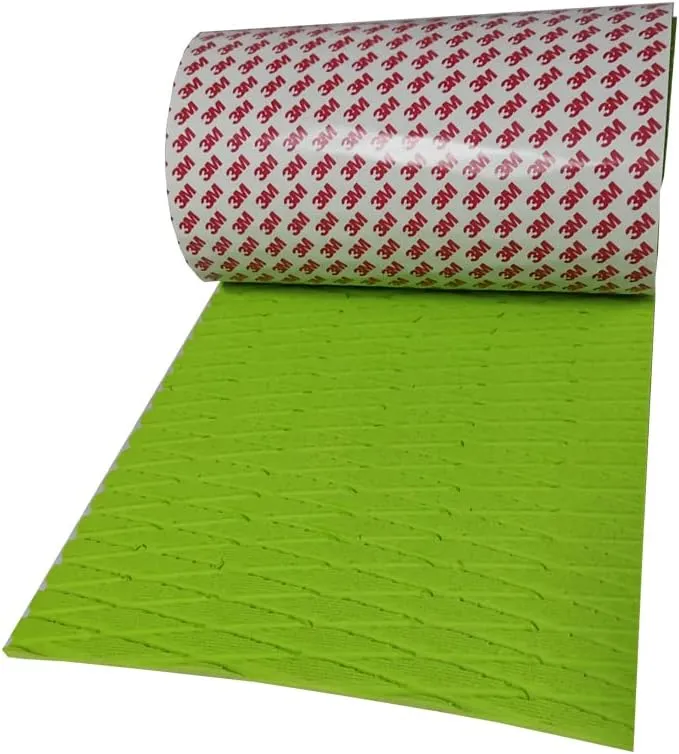 Universal 34in x 10in DIY Traction Non-Slip Grip Mat Pad, Versatile & Trimmable Sheet of EVA for SUP, Boat Decks, Kayaks, Surfboards, Standup Paddle Boards, Skimboards & More (Green)