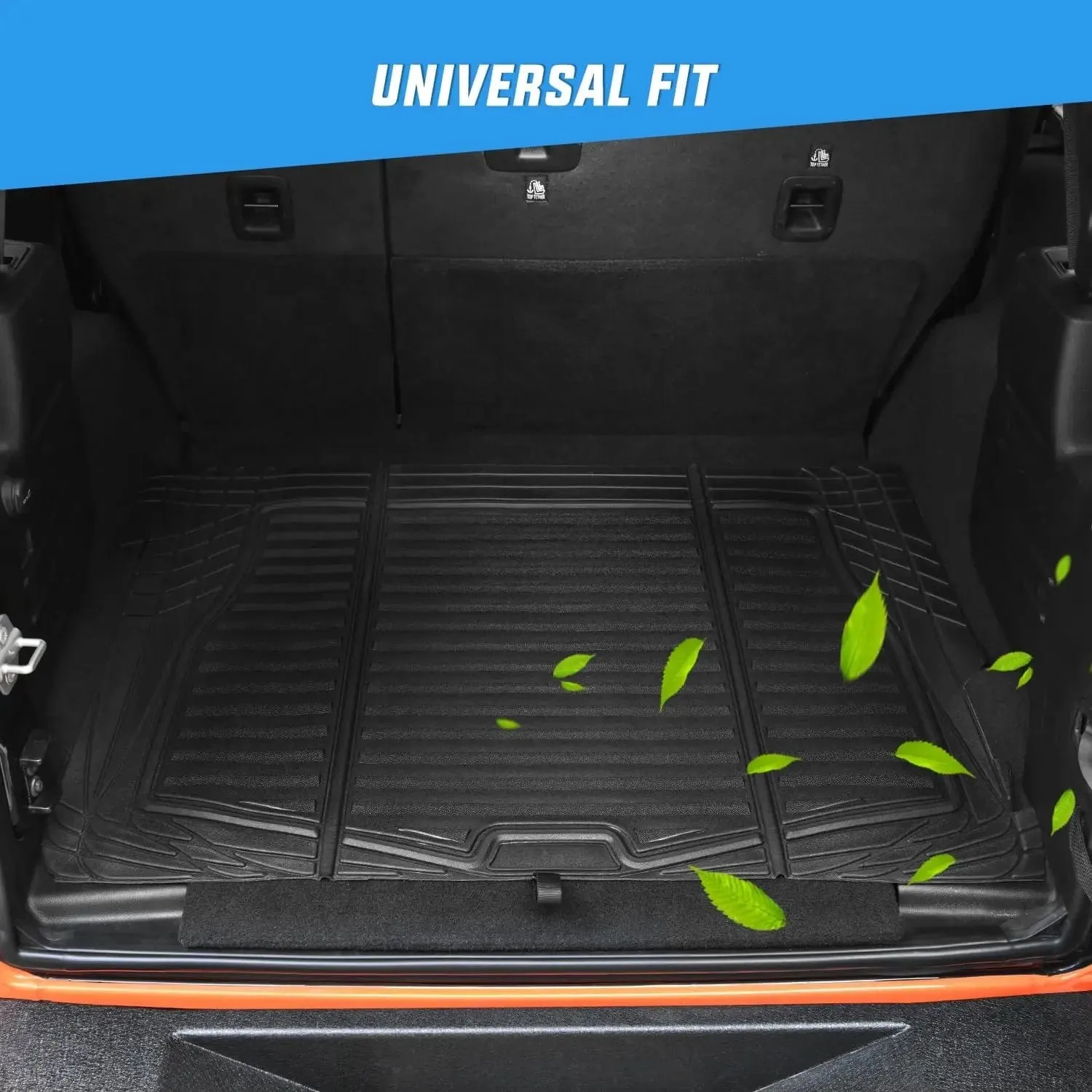 Universal Rubber Cargo Mats for Cars Trucks SUVs