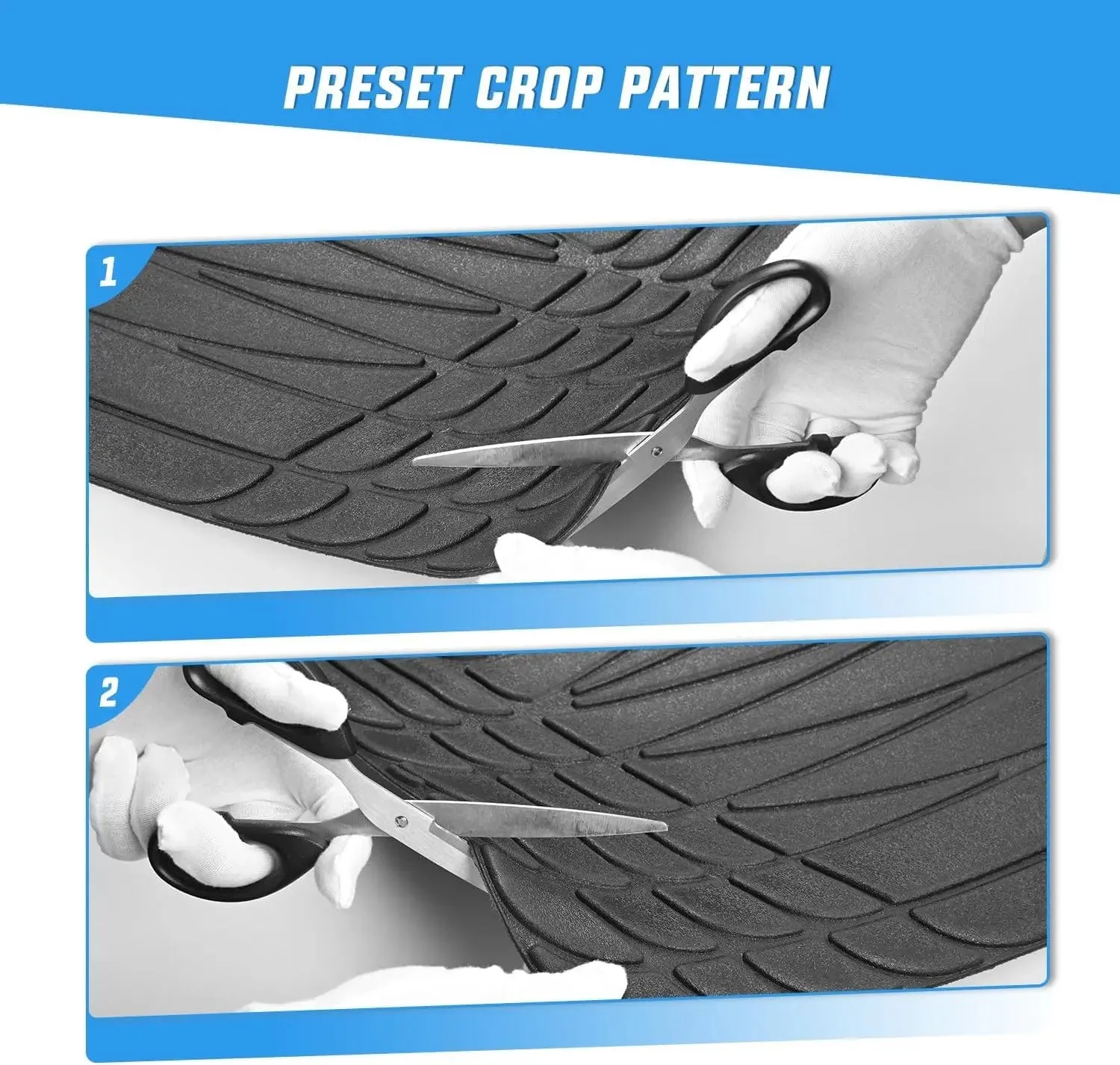 Universal Rubber Cargo Mats for Cars Trucks SUVs