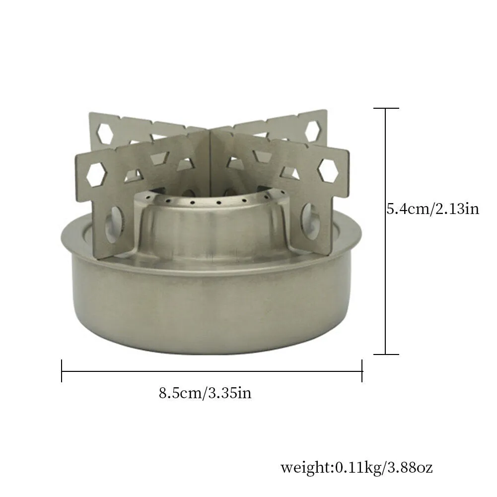 US 1-2 Pack Alcohol Stove Backpacking Portable Camping Cooking Stand